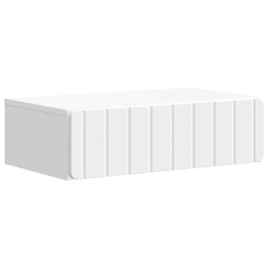 Wall-Mounted Side Table White 59 x 34.5 x 17 cm Engineered Wood