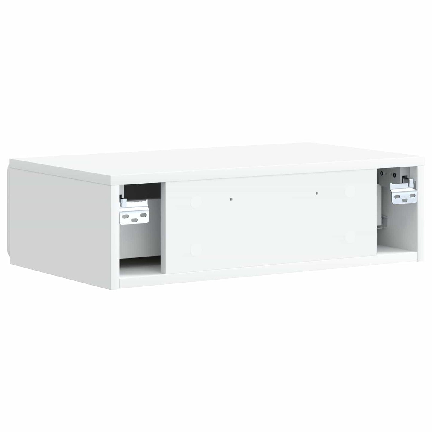 Wall-Mounted Side Table White 59 x 34.5 x 17 cm Engineered Wood
