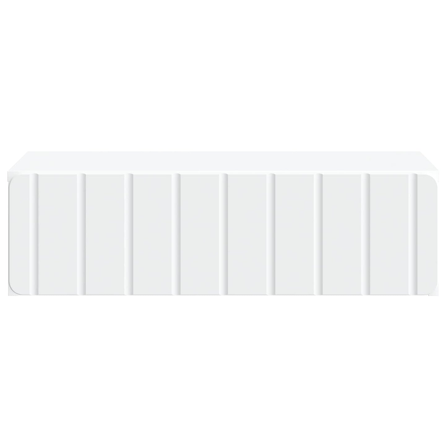 Wall-Mounted Side Table White 59 x 34.5 x 17 cm Engineered Wood