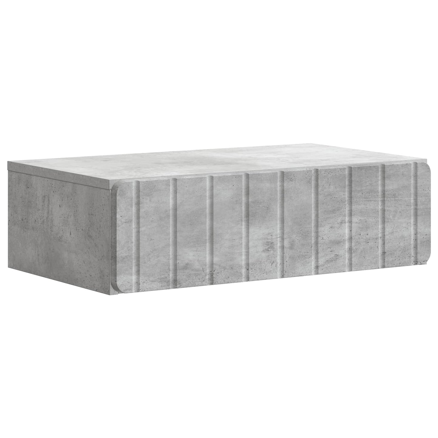 Wall-Mounted Side Table Concrete Grey 59 x 34.5 x 17 cm
