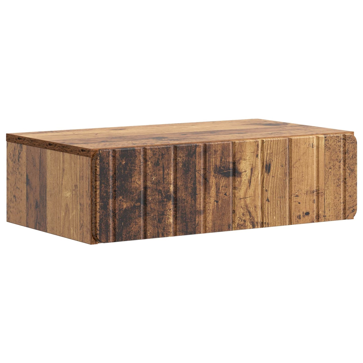 Wall-Mounted Side Table Wall-mounted Old Wood 59 x 34.5 x 17 cm