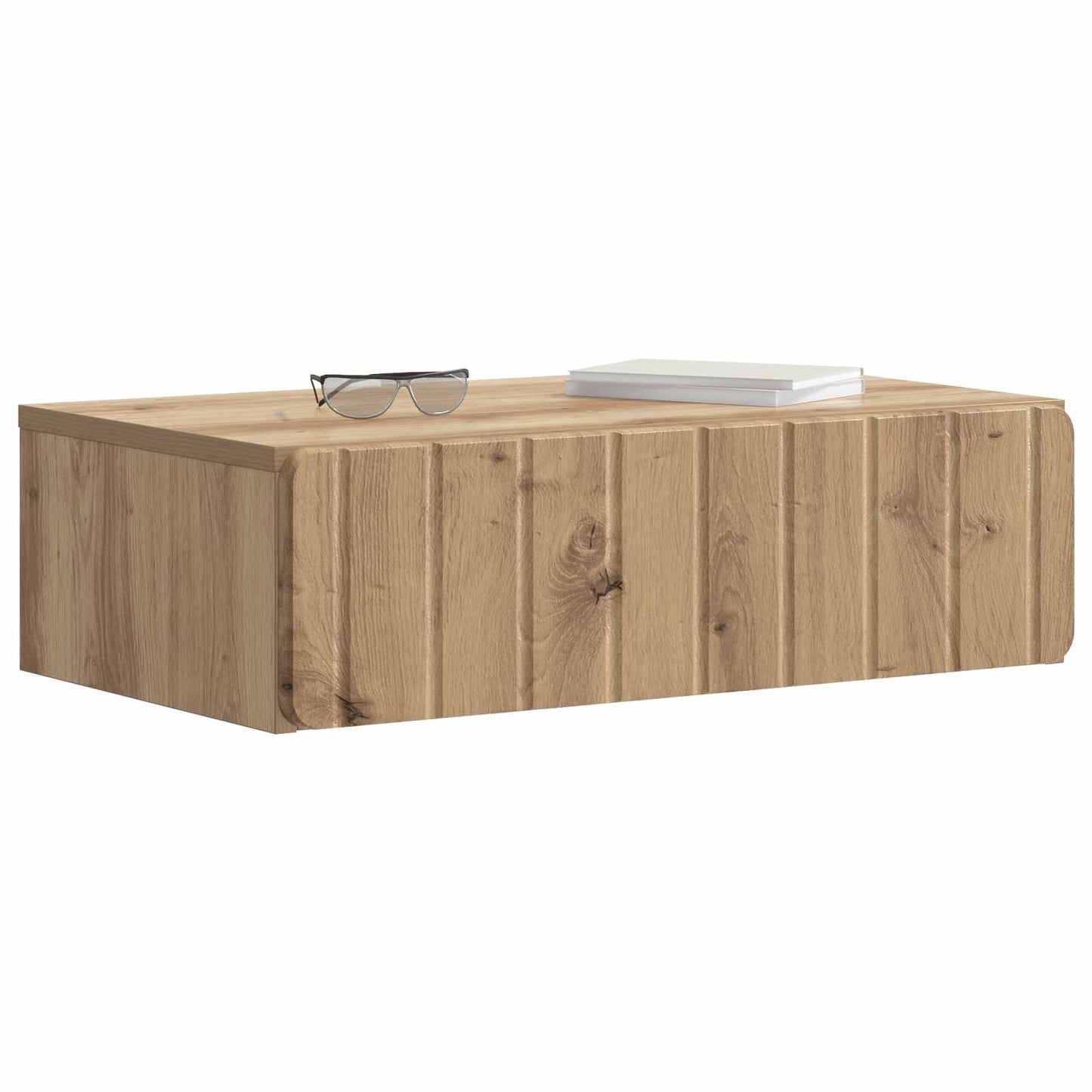Wall-Mounted Side Table Artisan Oak 59 x 34.5 x 17 cm