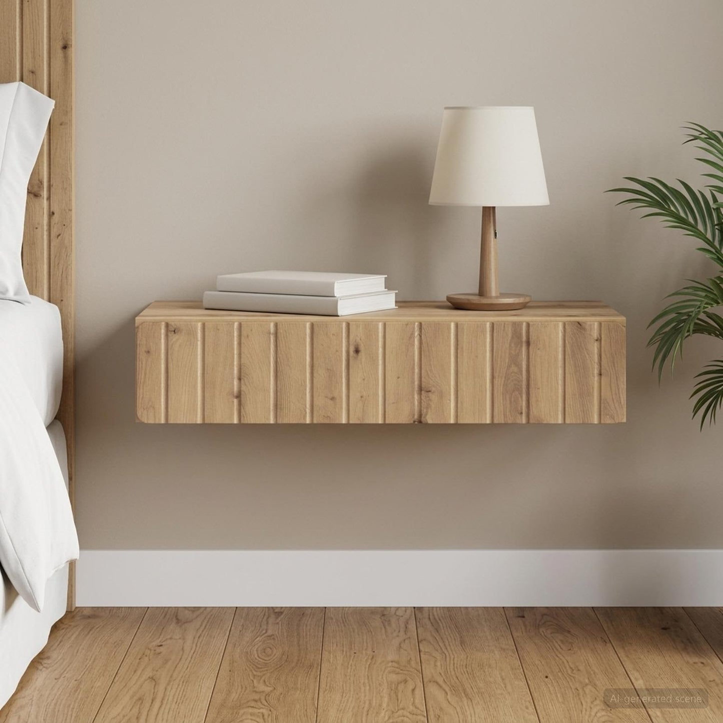 Wall-Mounted Side Table 87.5 x 34.5 x 17 cm Engineered Wood