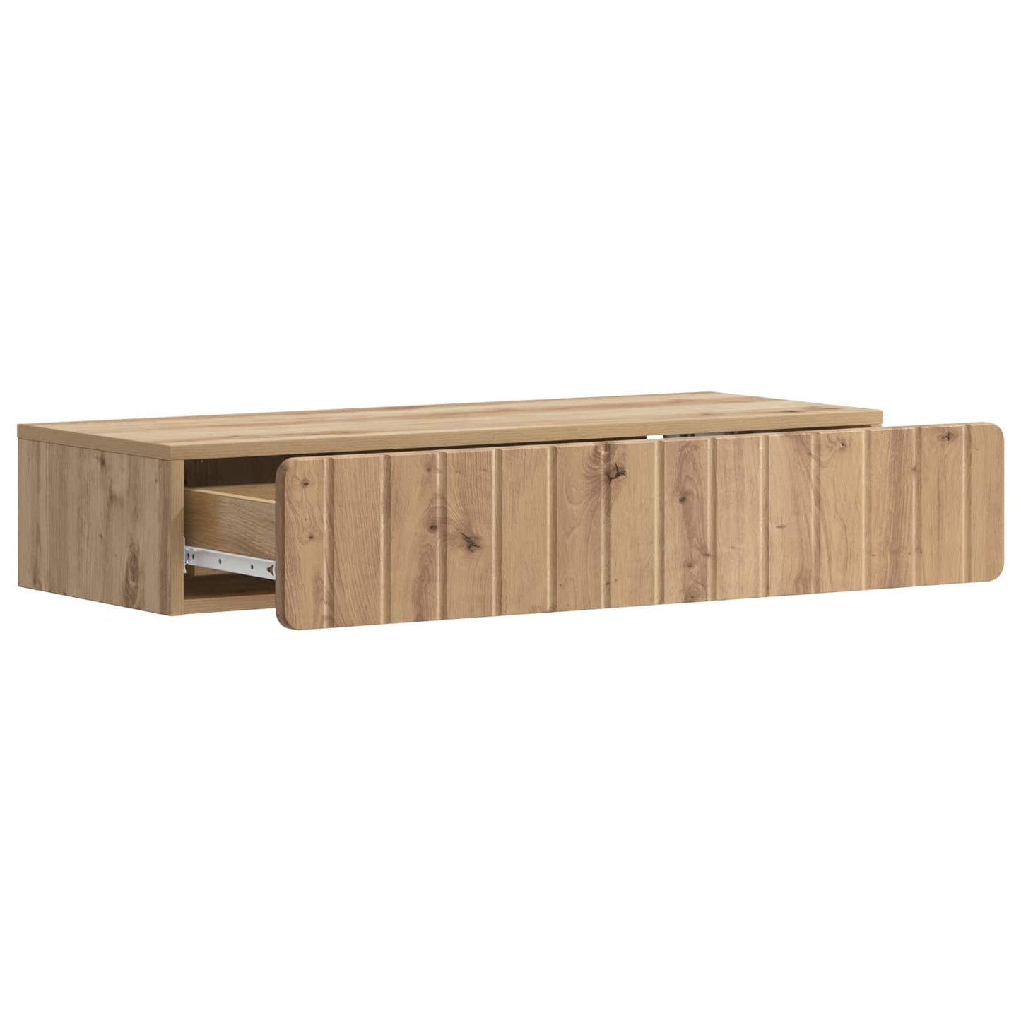 Wall-Mounted Side Table Artisan Oak 87.5 x 34.5 x 17 cm