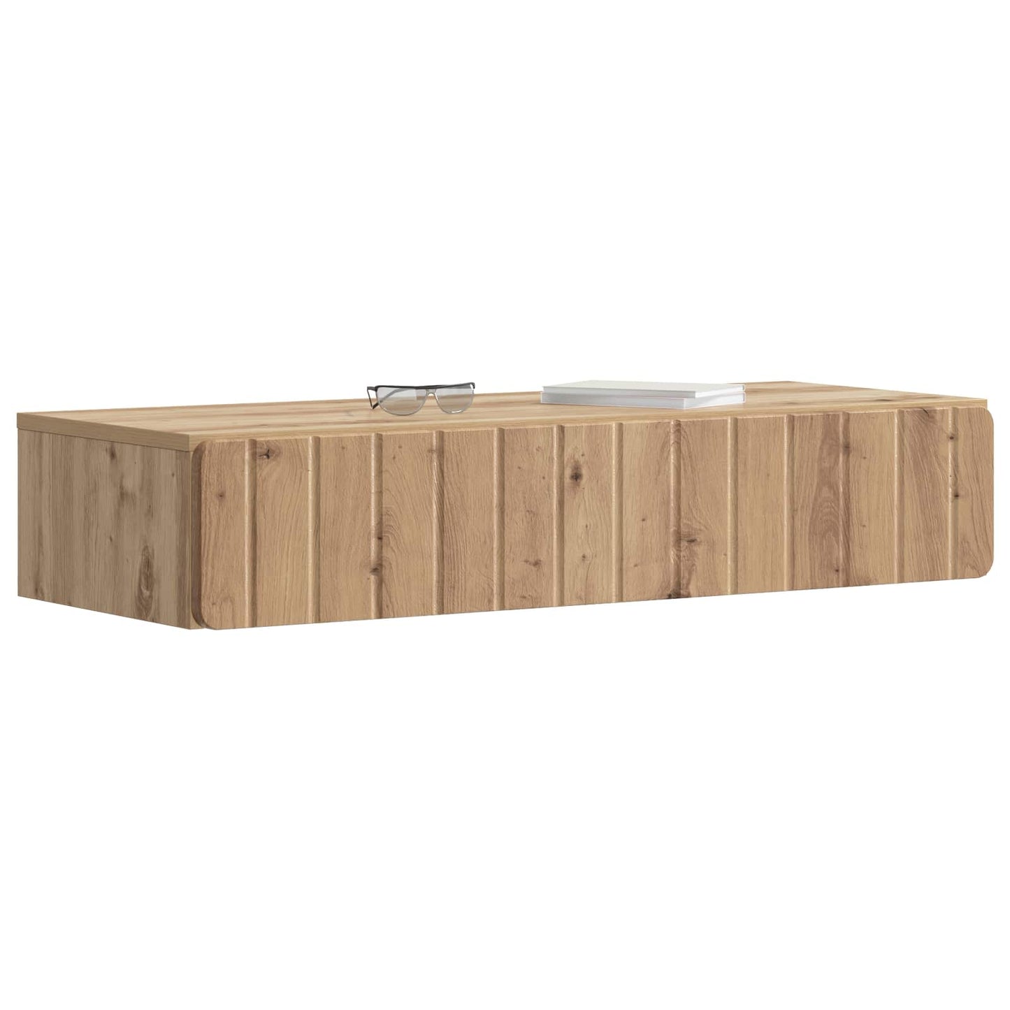 Wall-Mounted Side Table Artisan Oak 87.5 x 34.5 x 17 cm