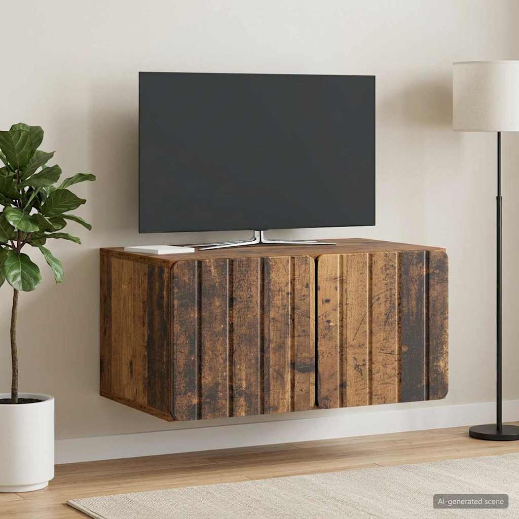 Wall-Mounted TV Cabinet 59.5 x 41 x 30 cm Old Wood