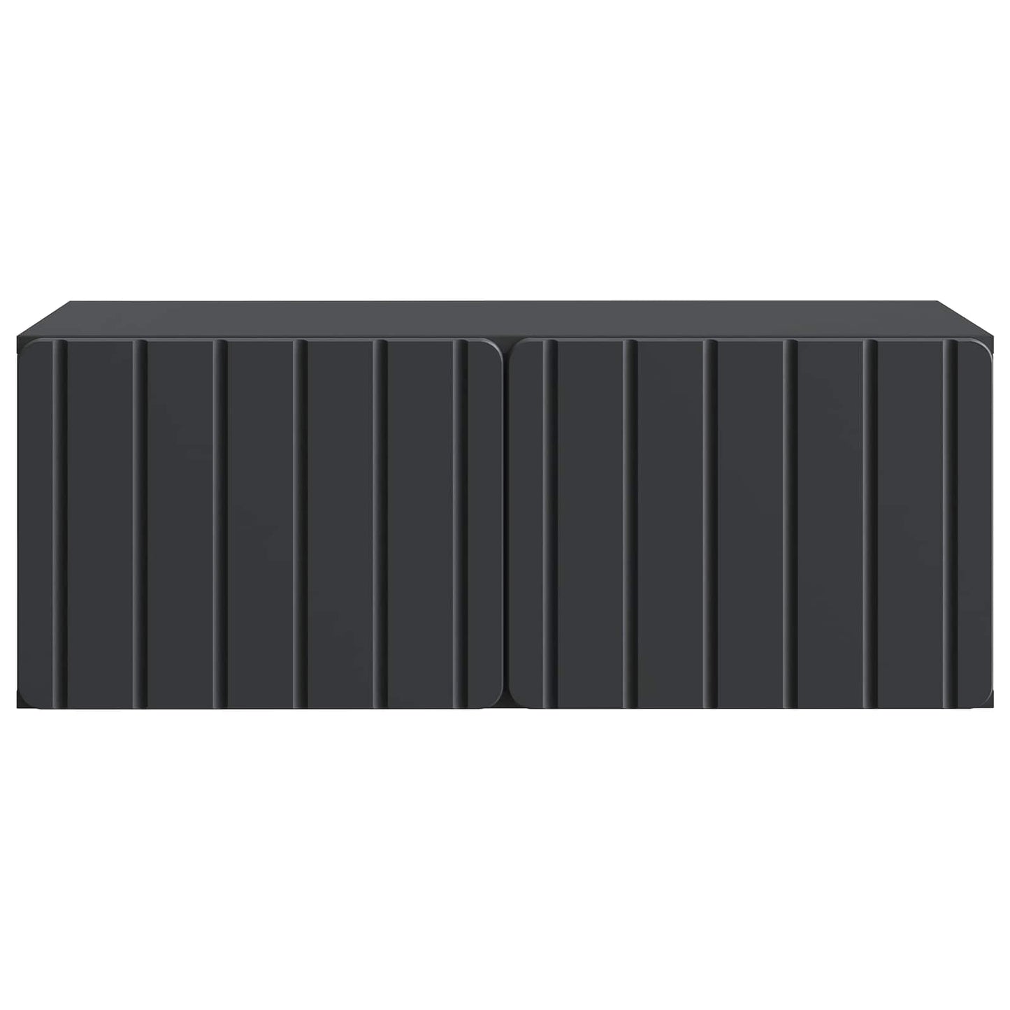 Wall-Mounted TV Cabinet 78.5 x 41 x 30 cm Black Engineered Wood