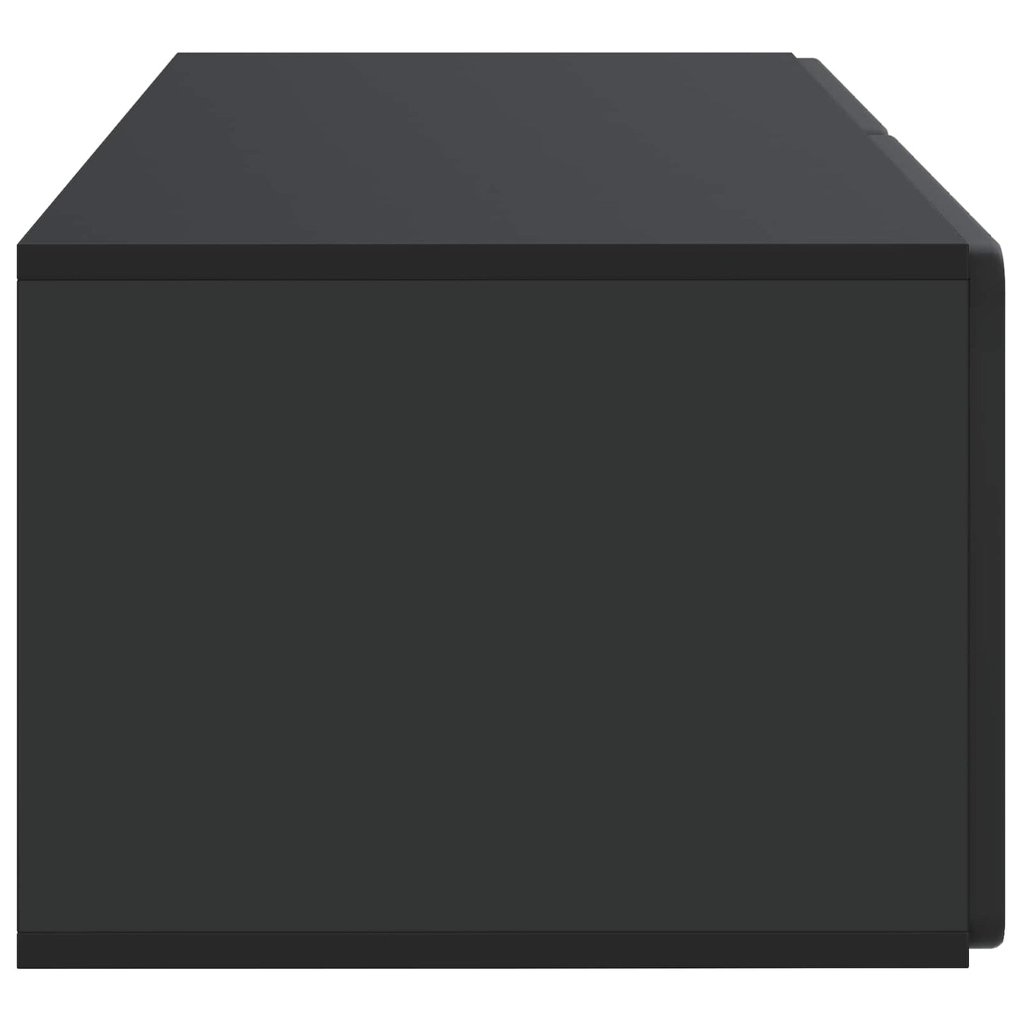 Wall-Mounted TV Cabinet 78.5 x 41 x 30 cm Black Engineered Wood