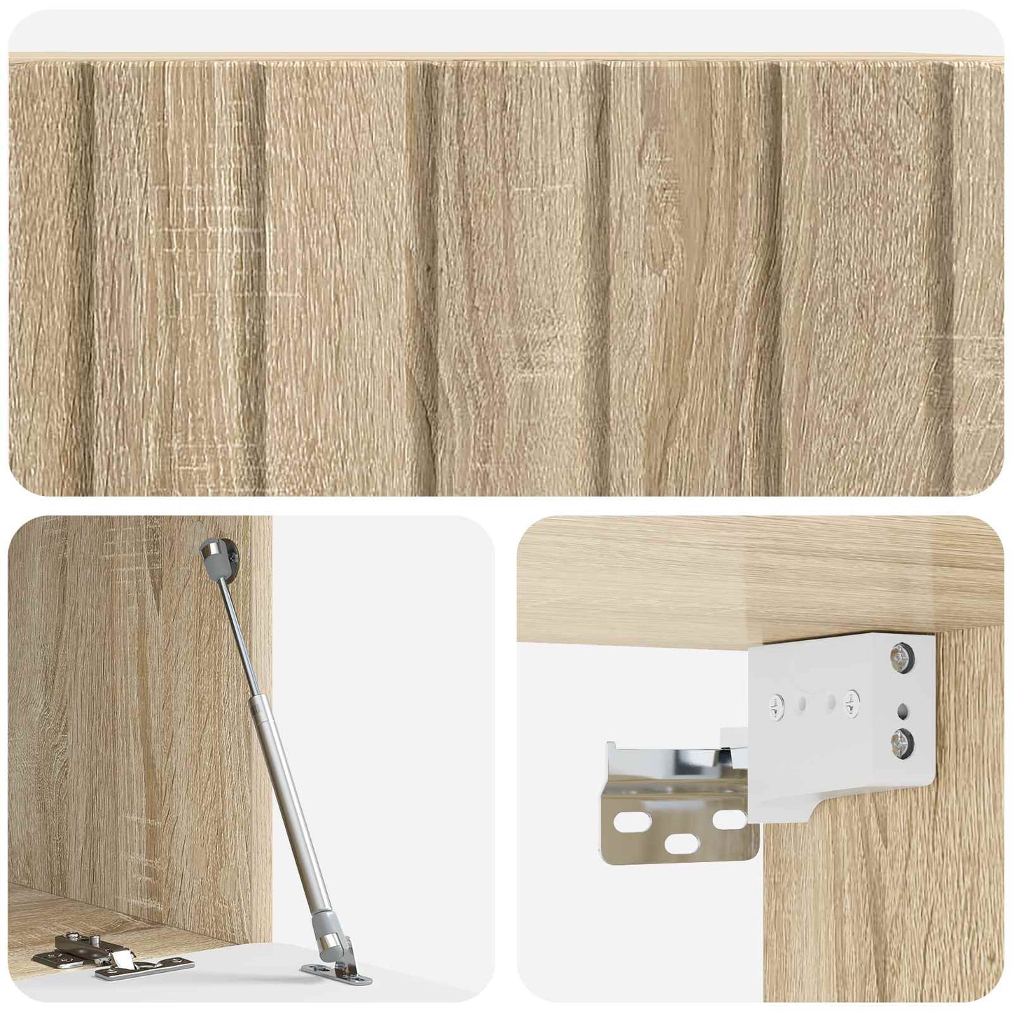 Wall-Mounted TV Cabinet 78.5 x 41 x 30 cm Sonoma Oak