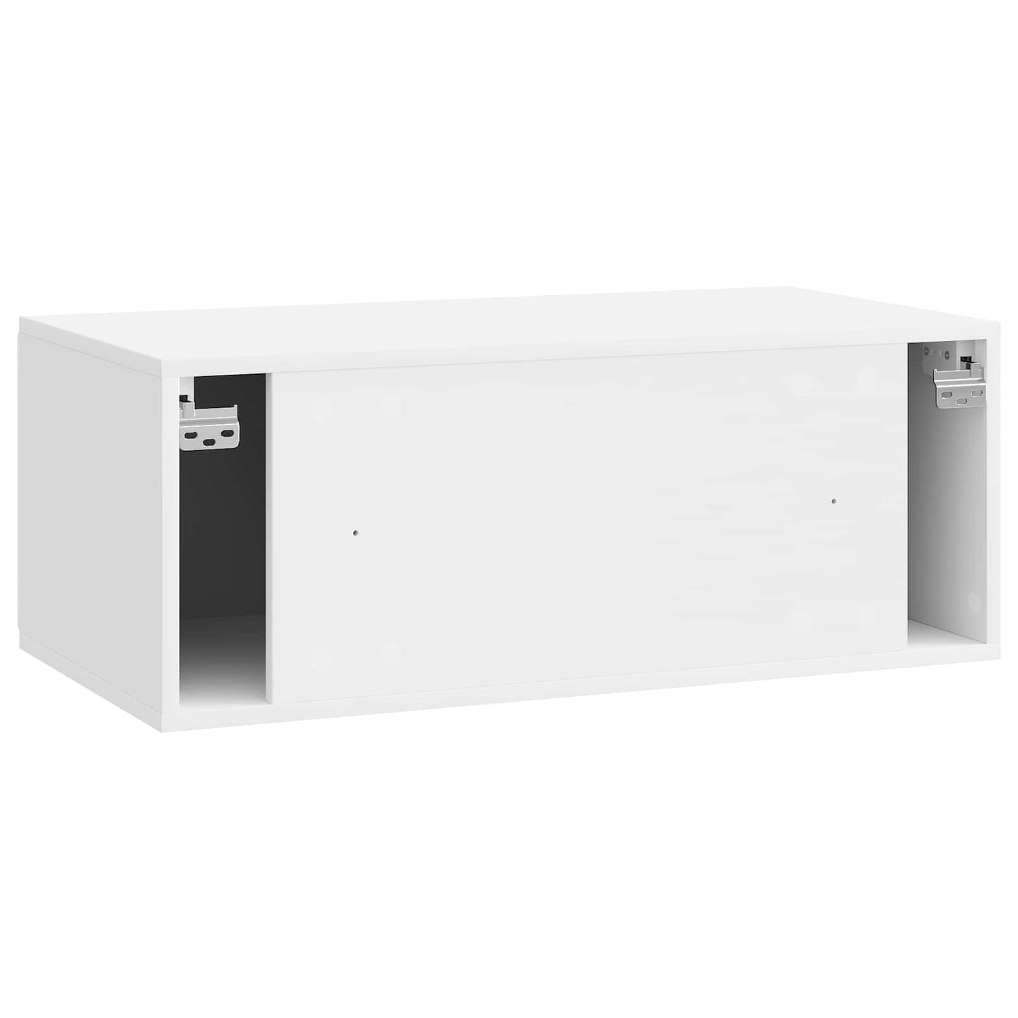 Wall-Mounted TV Cabinet 78.5 x 41 x 30 cm High Gloss White