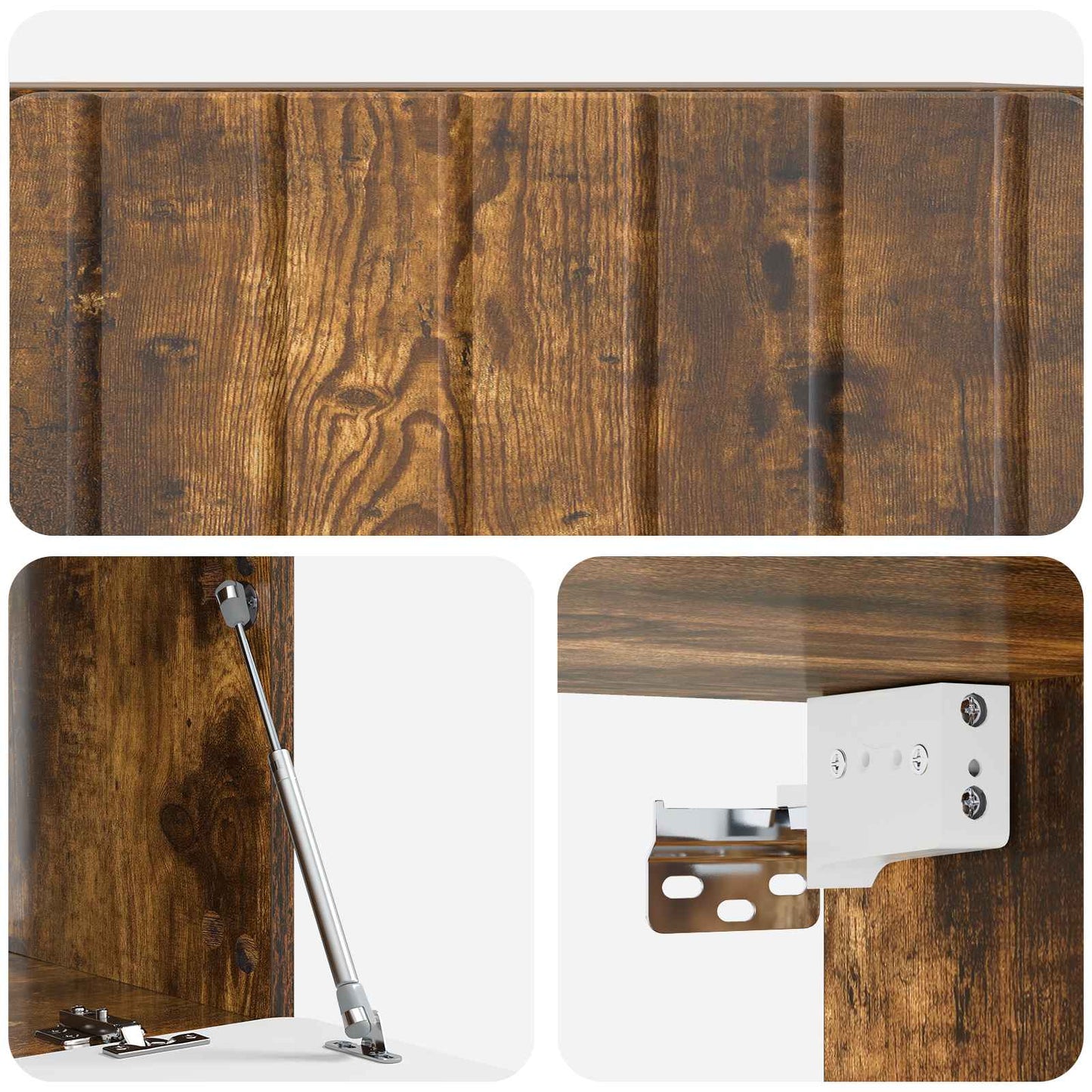 Wall-Mounted TV Cabinet 78.5 x 41 x 30 cm Smoked Oak