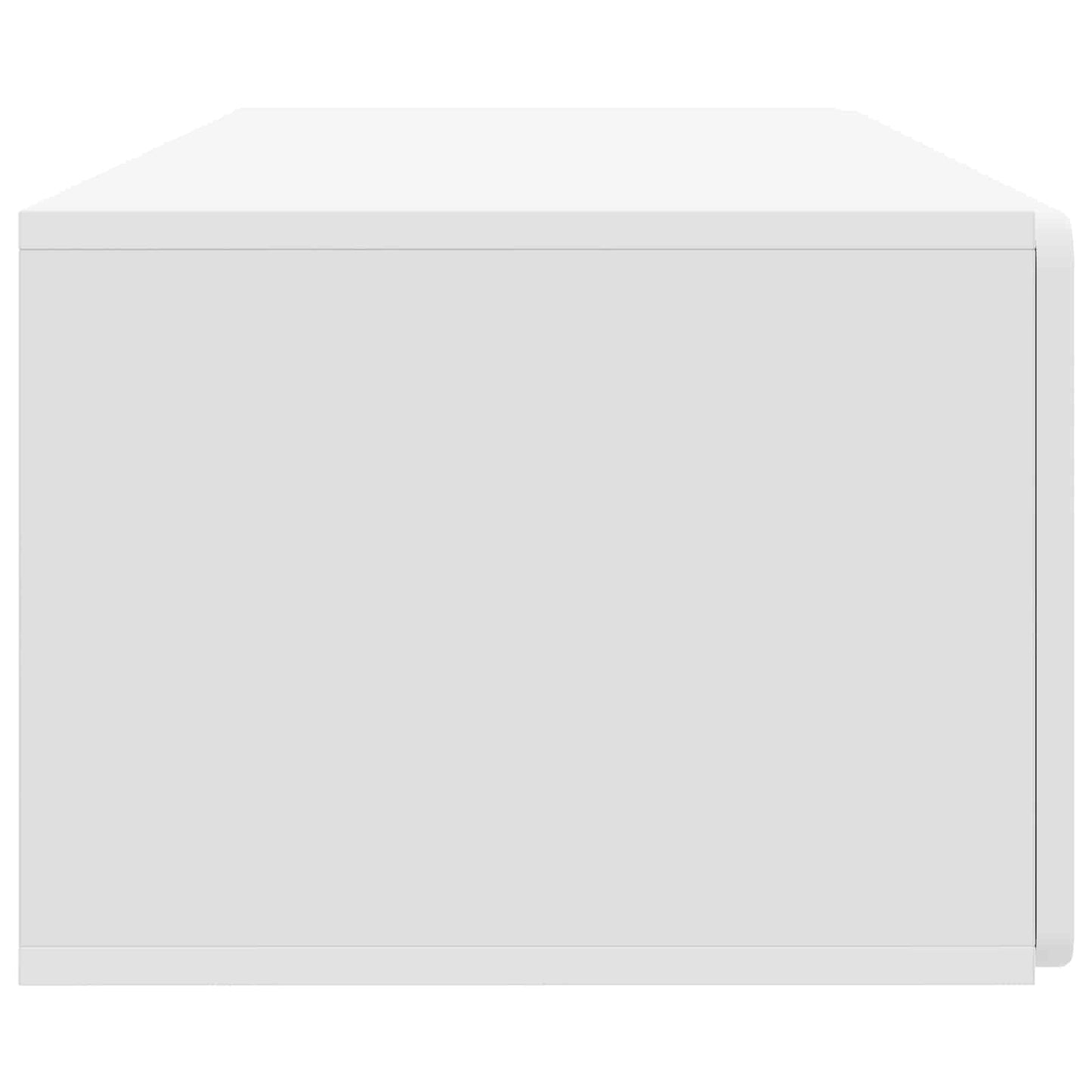 Wall-Mounted TV Cabinet 98 x 41 x 30 cm White Engineered Wood