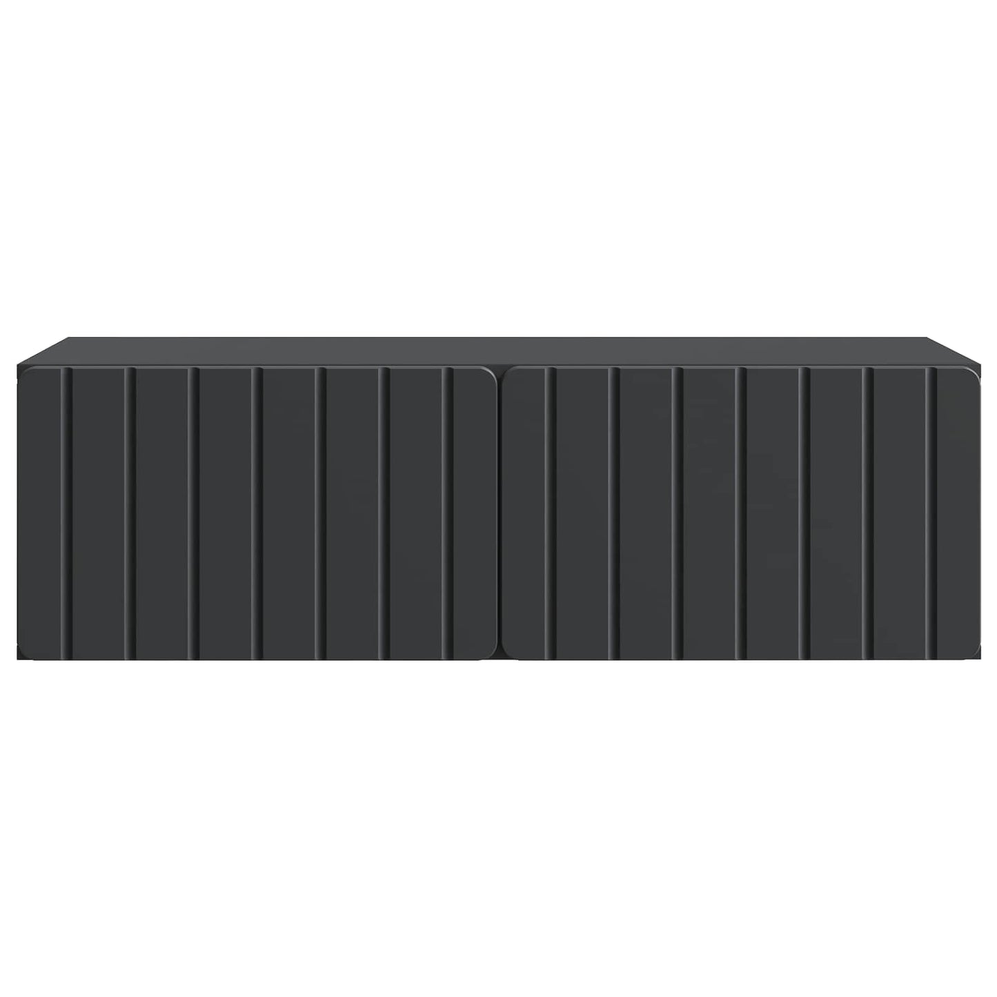 Wall-Mounted TV Cabinet 98 x 41 x 30 cm Black Engineered Wood