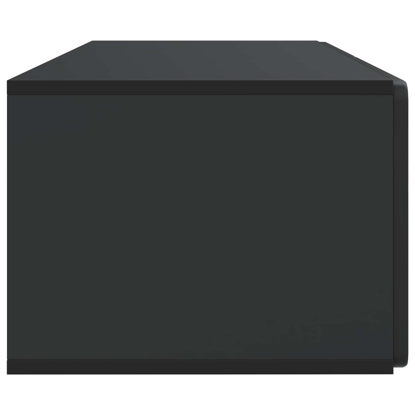 Wall-Mounted TV Cabinet 98 x 41 x 30 cm Black Engineered Wood