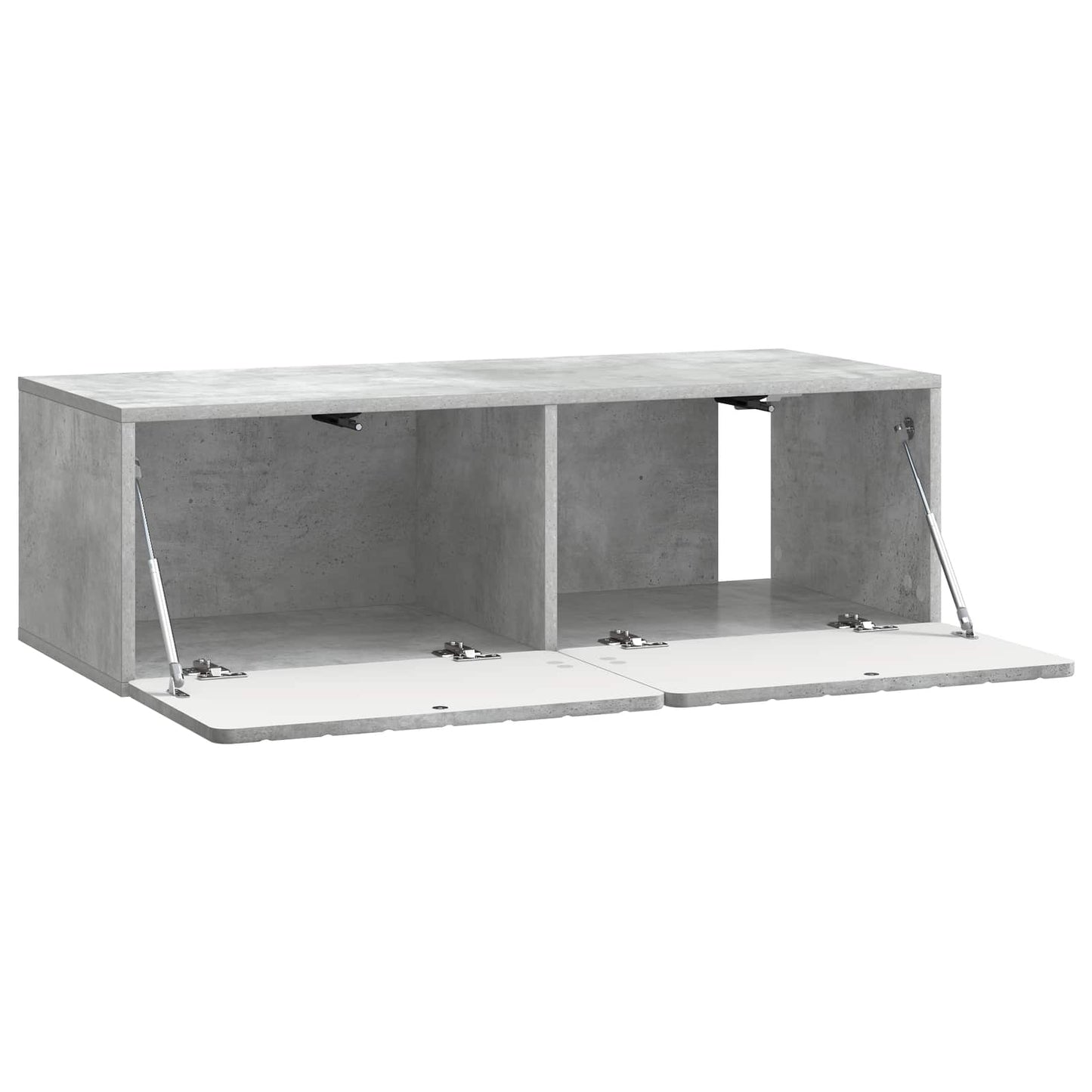 Wall-Mounted TV Cabinet 98 x 41 x 30 cm Concrete Grey