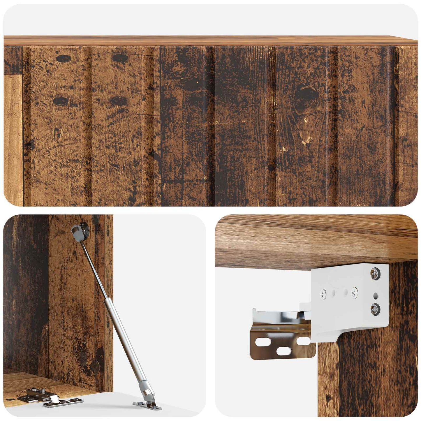 Wall-Mounted TV Cabinet 98 x 41 x 30 cm Old Wood