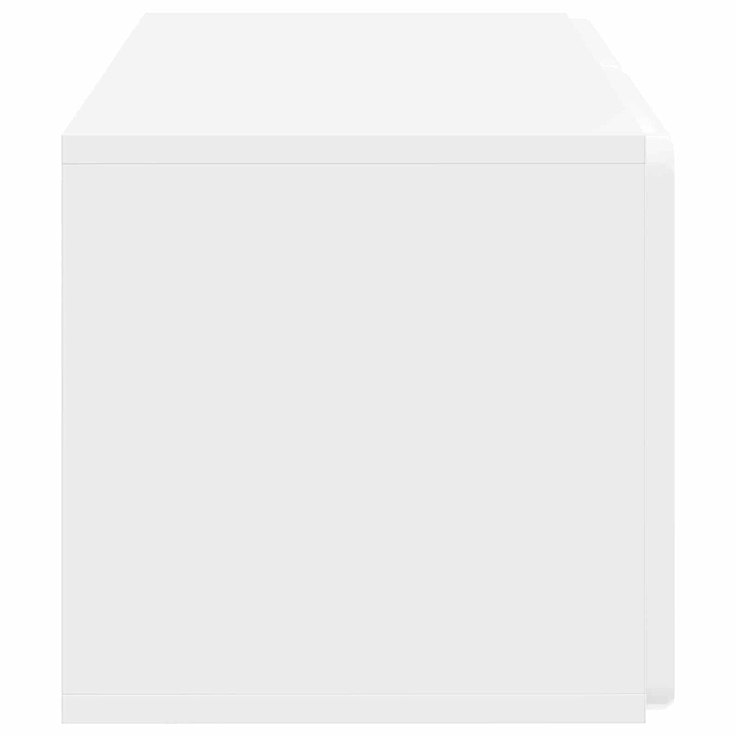 Wall-Mounted TV Cabinet 59.5 x 31 x 30 cm High Gloss White