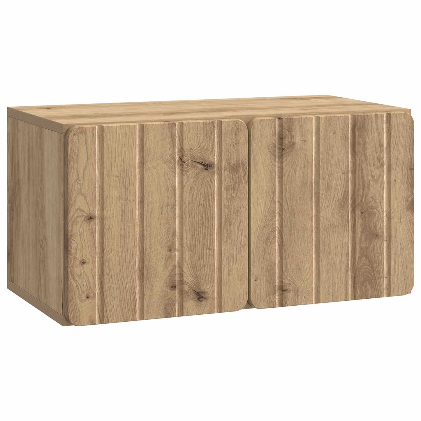 Wall-Mounted TV Cabinet 59.5 x 31 x 30 cm Artisan Oak