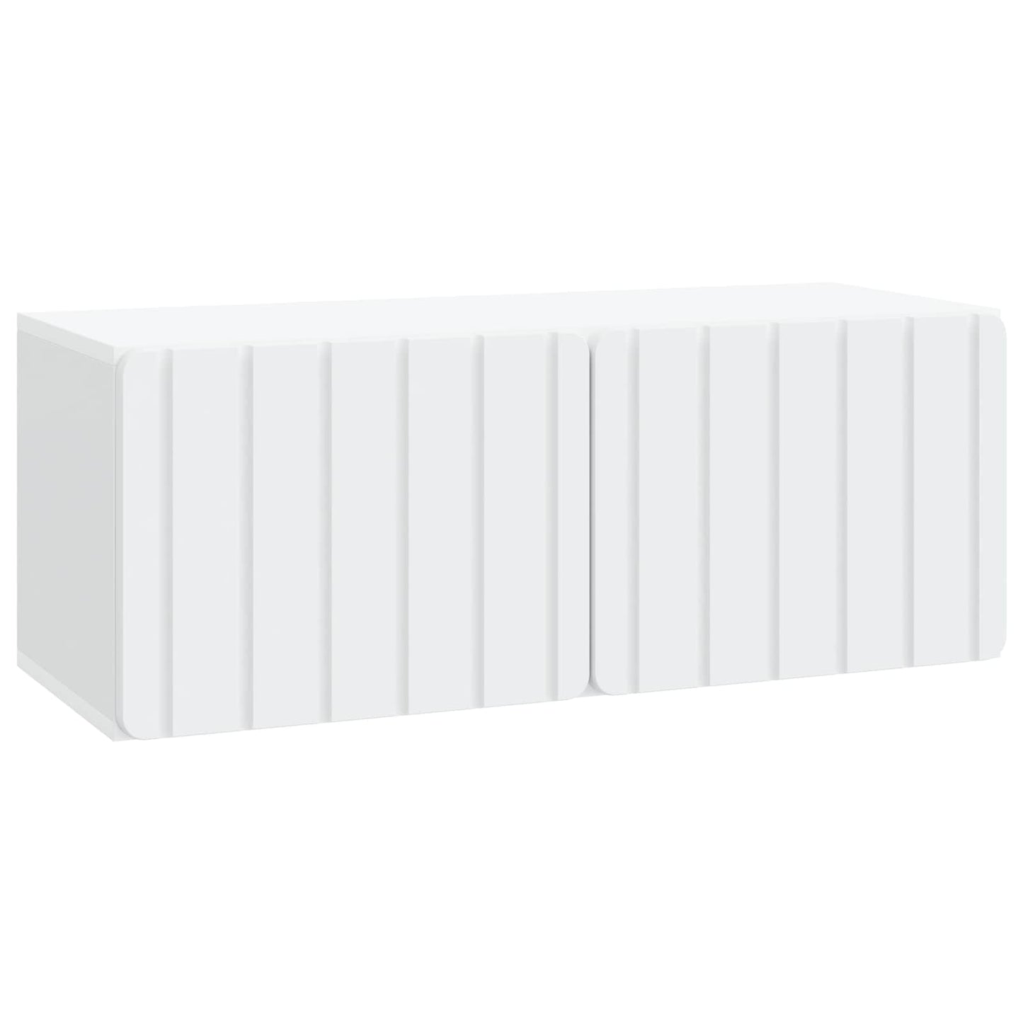 Wall-Mounted TV Cabinet 78.5 x 31 x 30 cm White Engineered Wood
