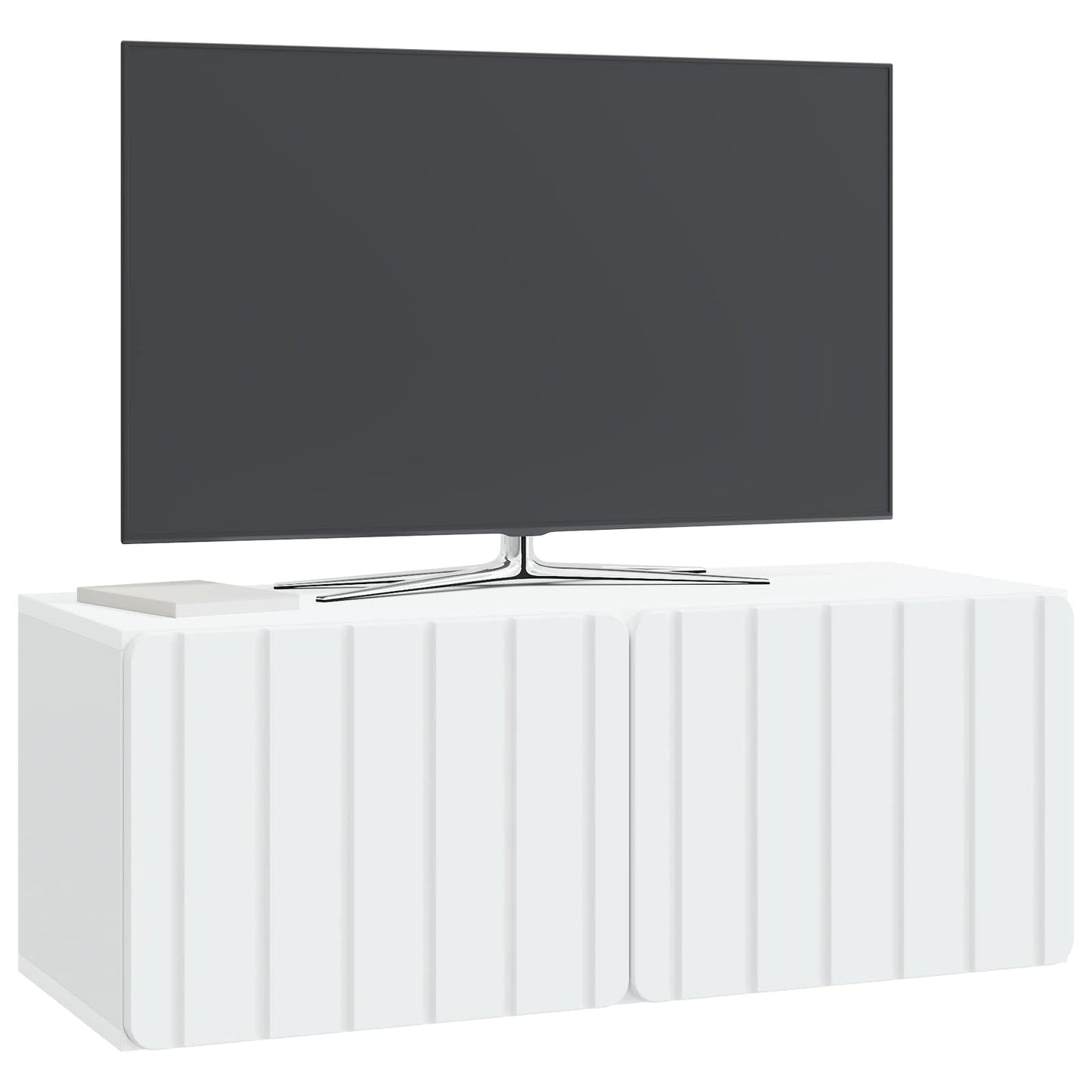 Wall-Mounted TV Cabinet 78.5 x 31 x 30 cm White Engineered Wood