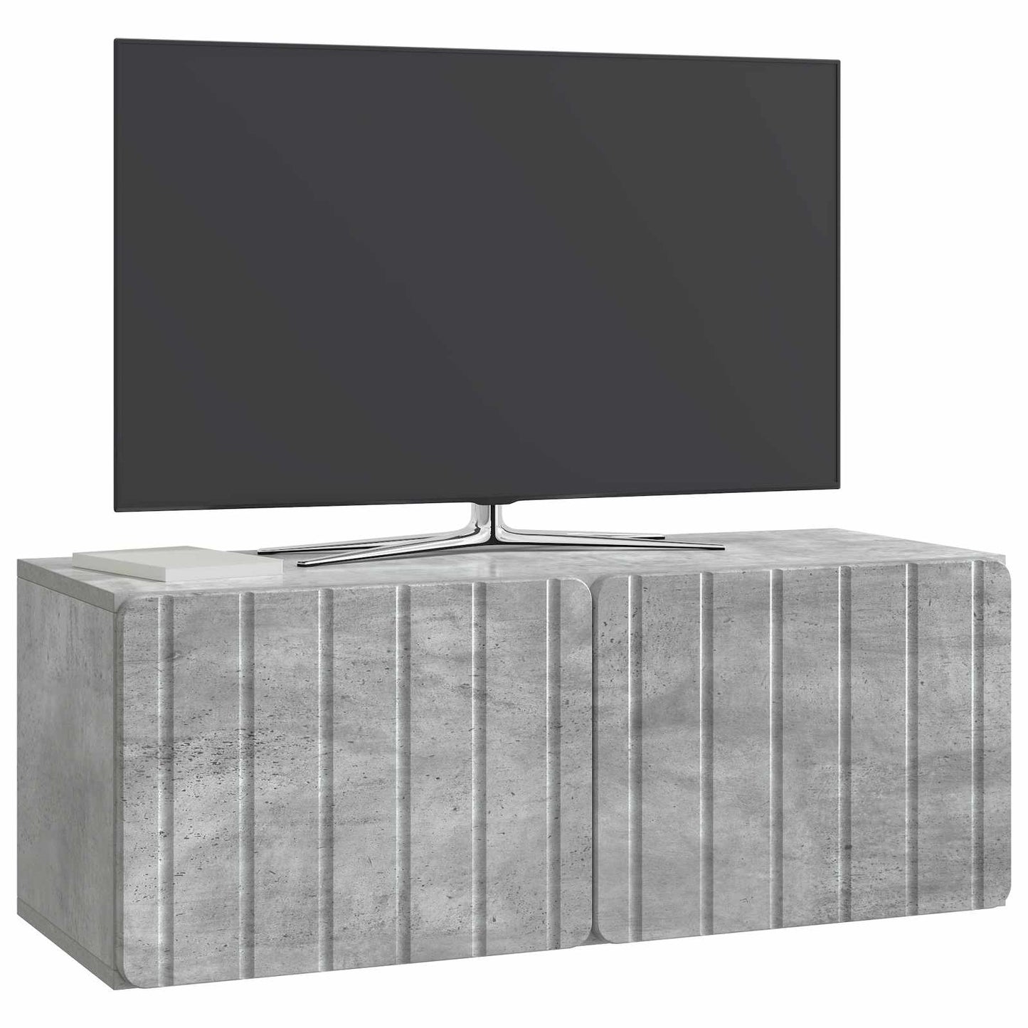 Wall-Mounted TV Cabinet 78.5 x 31 x 30 cm Concrete Grey