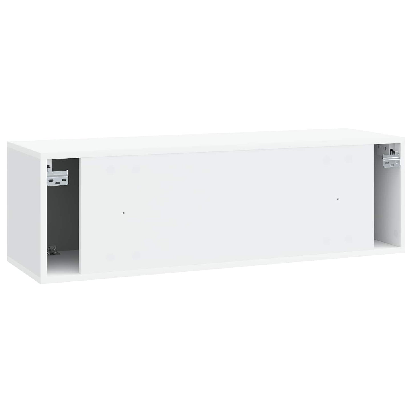 Wall-Mounted TV Cabinet 98 x 31 x 30 cm White Engineered Wood
