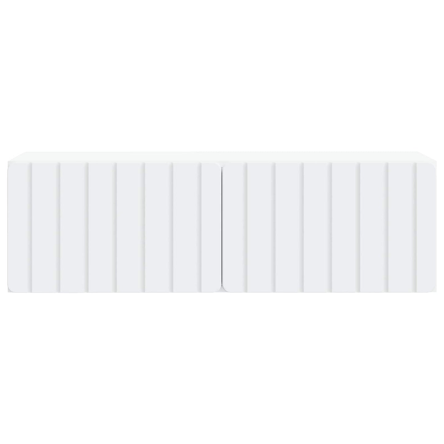 Wall-Mounted TV Cabinet 98 x 31 x 30 cm White Engineered Wood