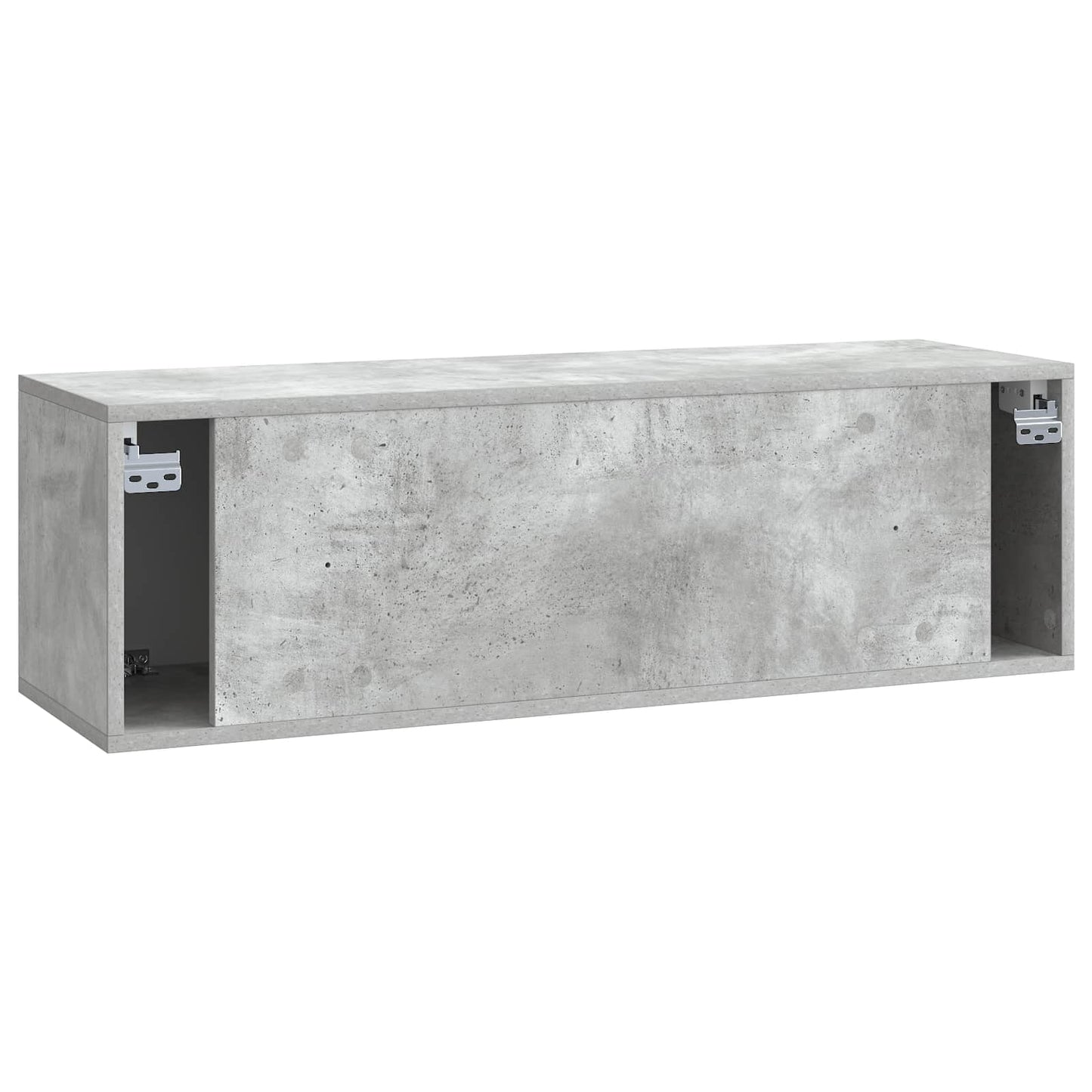 Wall-Mounted TV Cabinet 98 x 31 x 30 cm Concrete Grey