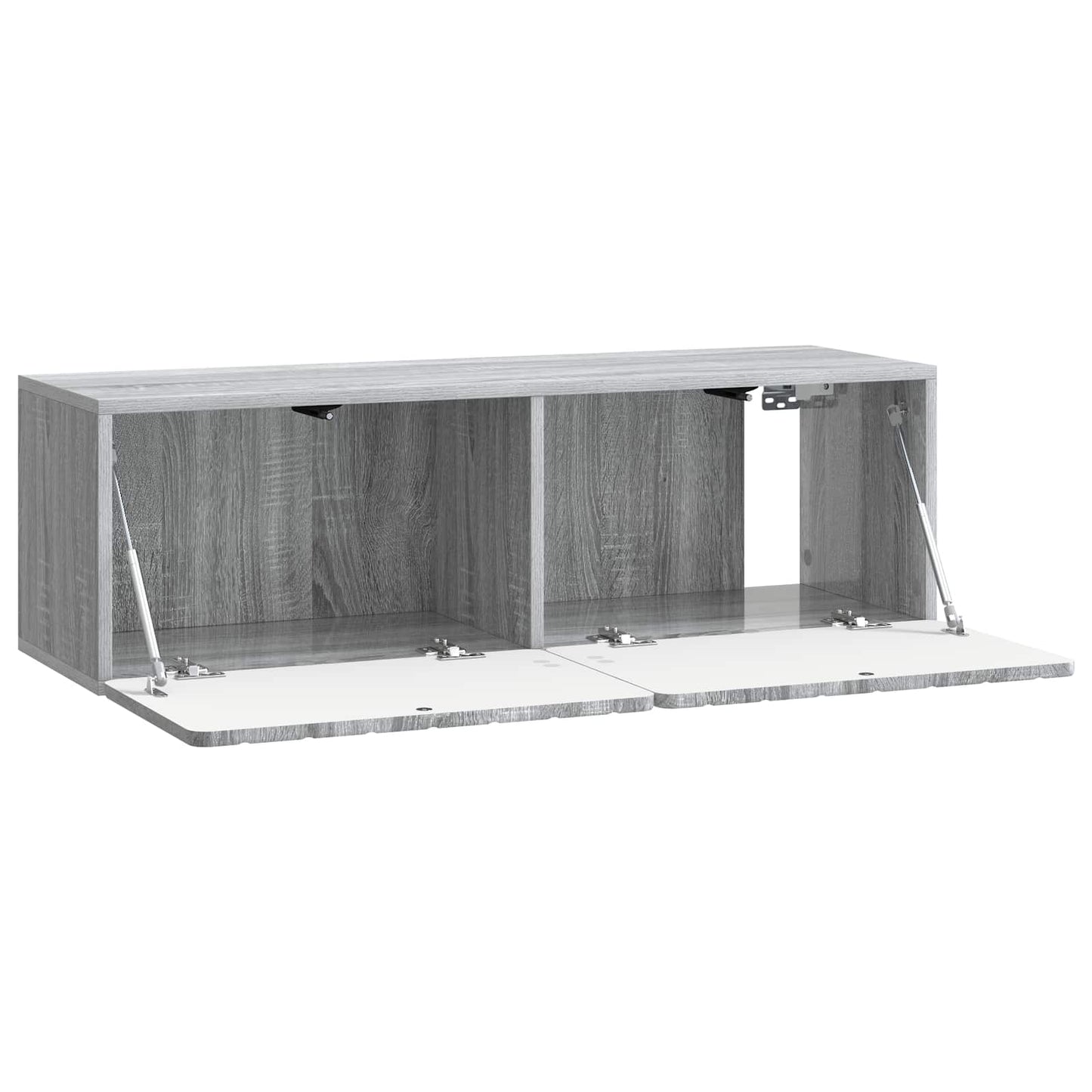 Wall-Mounted TV Cabinet 98 x 31 x 30 cm Grey Sonoma
