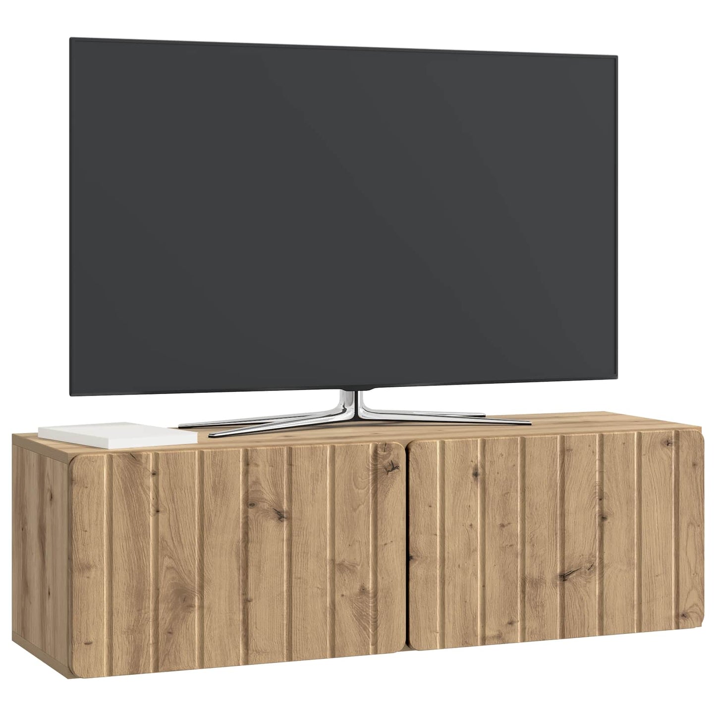 Wall-Mounted TV Cabinet 98 x 31 x 30 cm Artisan Oak