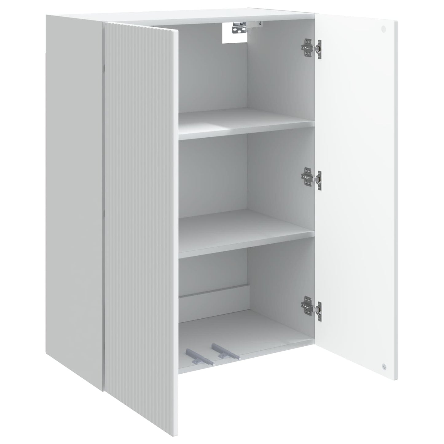 Wall-Mounted Cabinet 66 x 34.5 x 90 cm Engineered Wood White