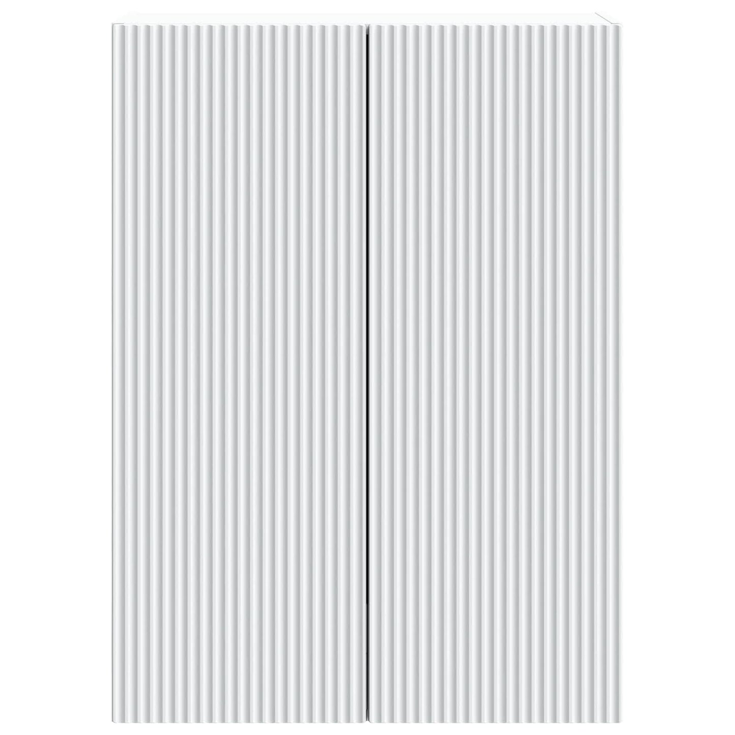 Wall-Mounted Cabinet White 66 x 34.5 x 90 cm Engineered Wood