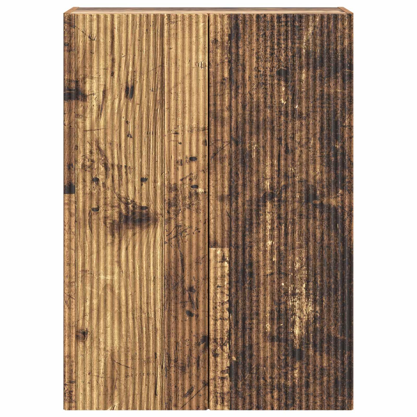 Wall-Mounted Cabinet Old Wood 66 x 34.5 x 90 cm Engineered Wood