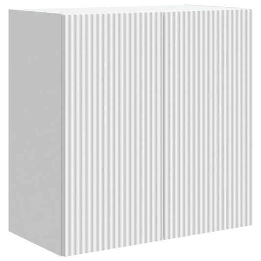Wall-Mounted Cabinet White 59 x 31 x 60 cm Engineered Wood