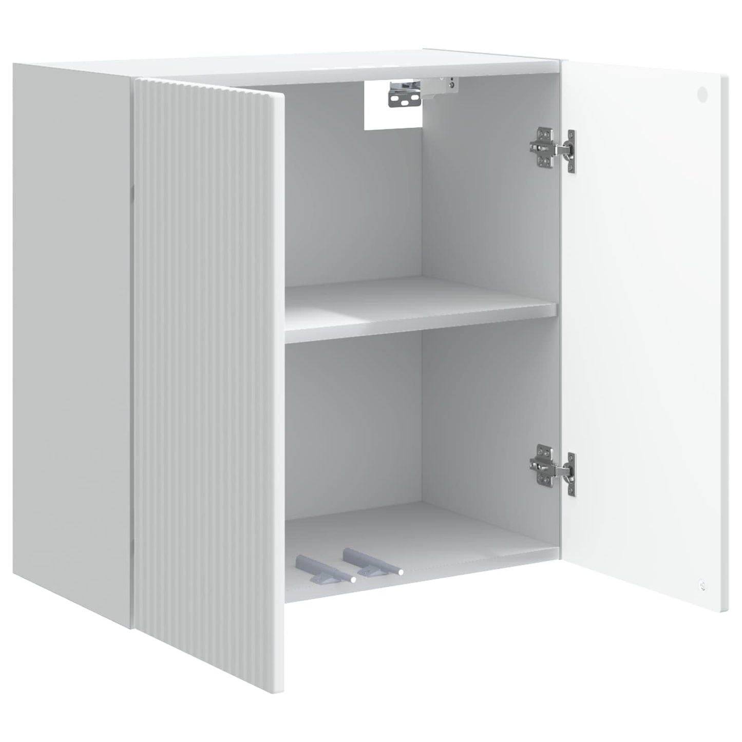 Wall-Mounted Cabinet 59 x 31 x 60 cm Engineered Wood White