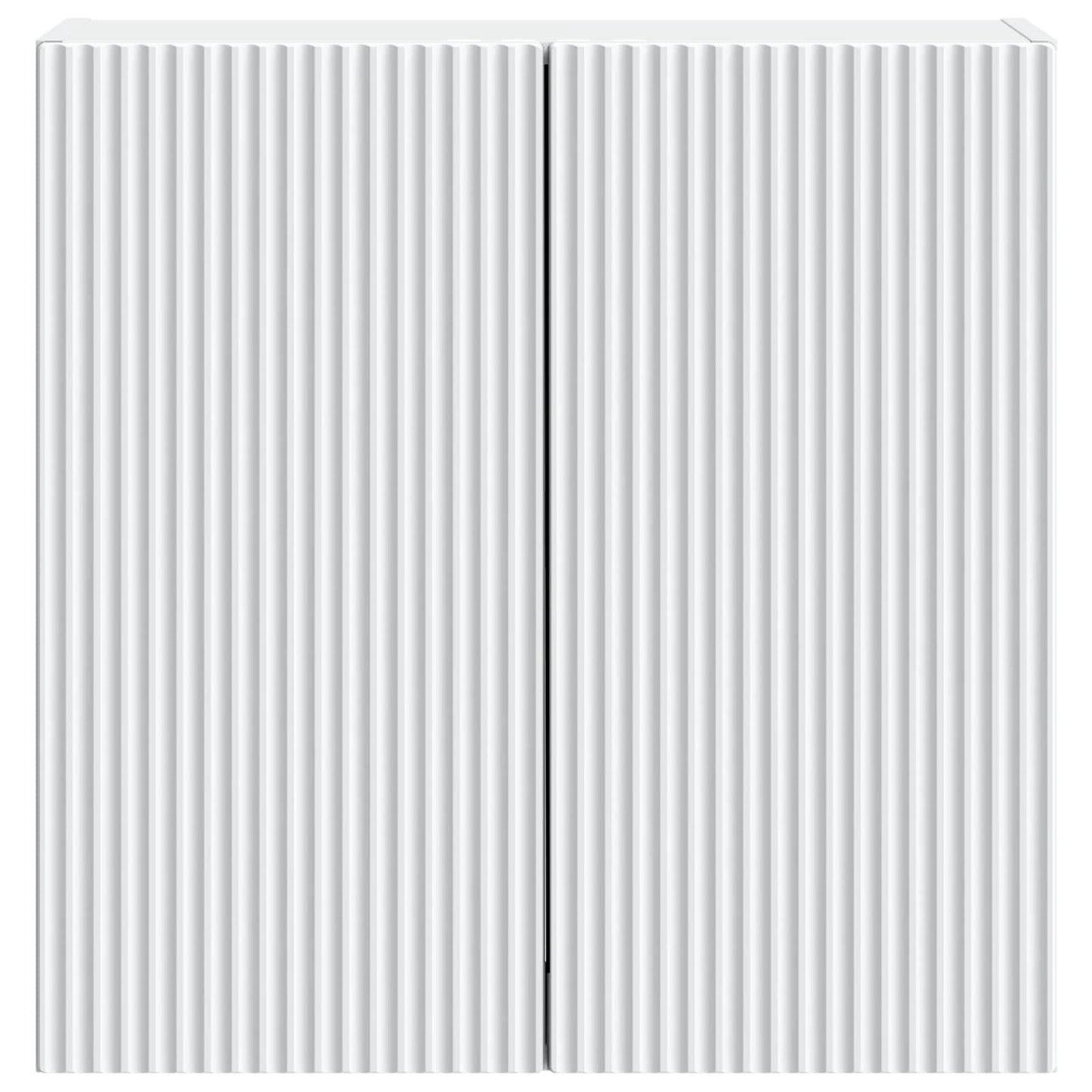 Wall-Mounted Cabinet White 59 x 31 x 60 cm Engineered Wood