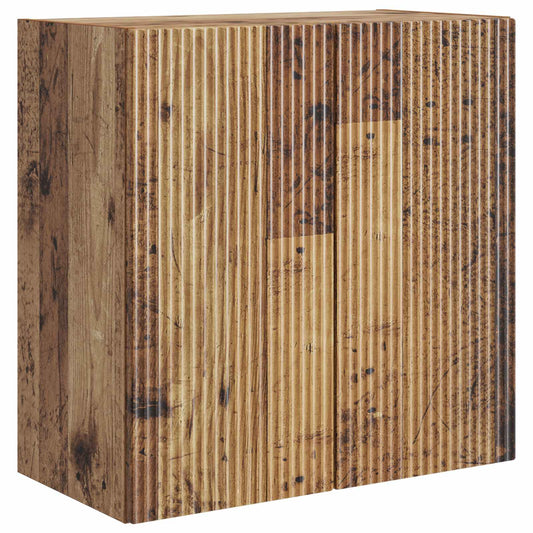 Wall-Mounted Cabinet Old Wood 59 x 31 x 60 cm Engineered Wood