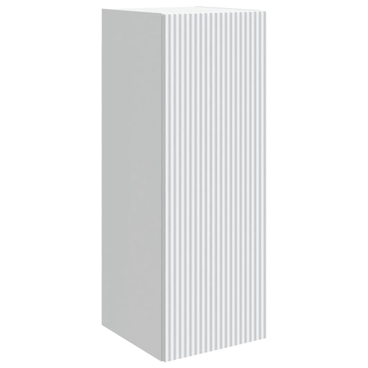 Wall-Mounted Cabinet White 33 x 34.5 x 90 cm Engineered Wood