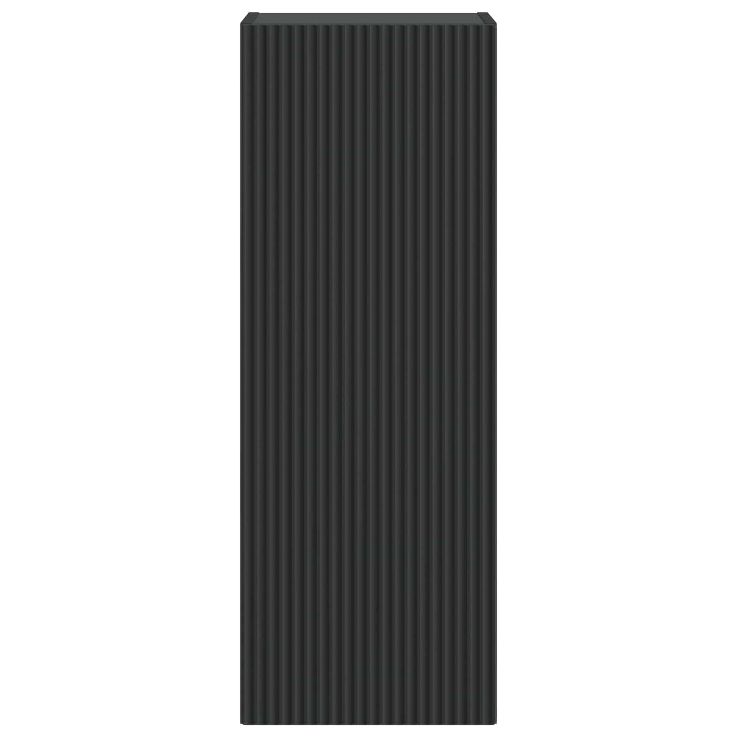 Wall-Mounted Cabinet Black 33 x 34.5 x 90 cm Engineered Wood