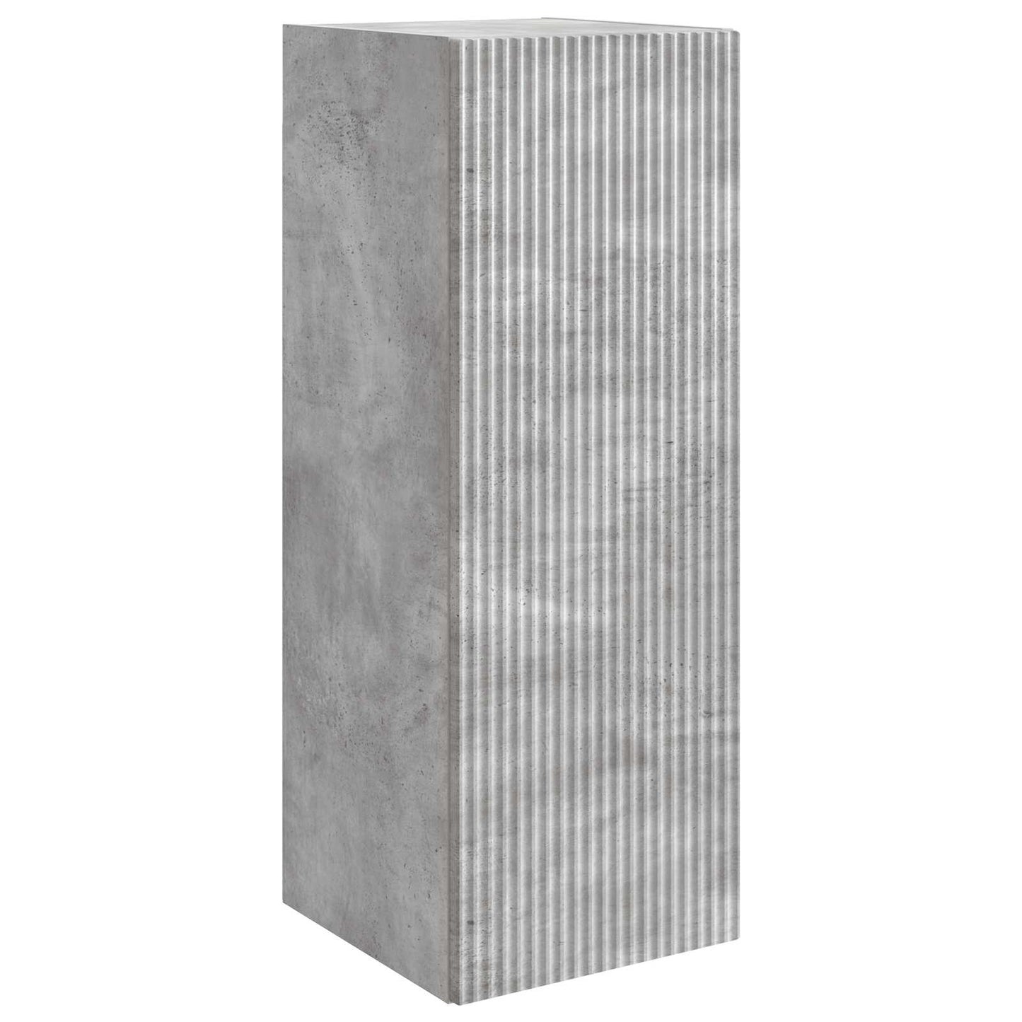 Wall-Mounted Cabinet Concrete Grey 33 x 34.5 x 90 cm