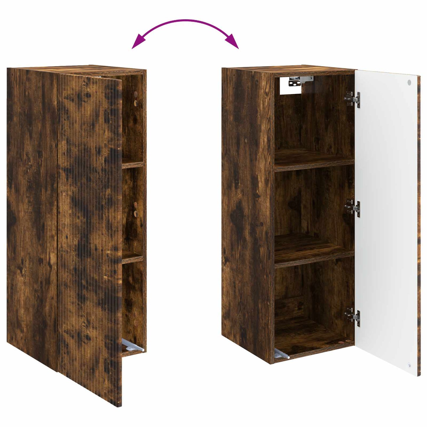 Wall-Mounted Cabinet 33 x 34.5 x 90 cm Engineered Wood