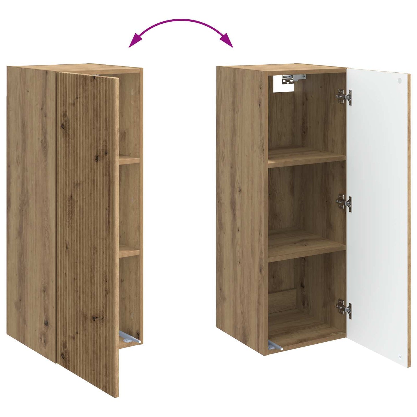 Wall-Mounted Cabinet Artisan Oak 33 x 34.5 x 90 cm