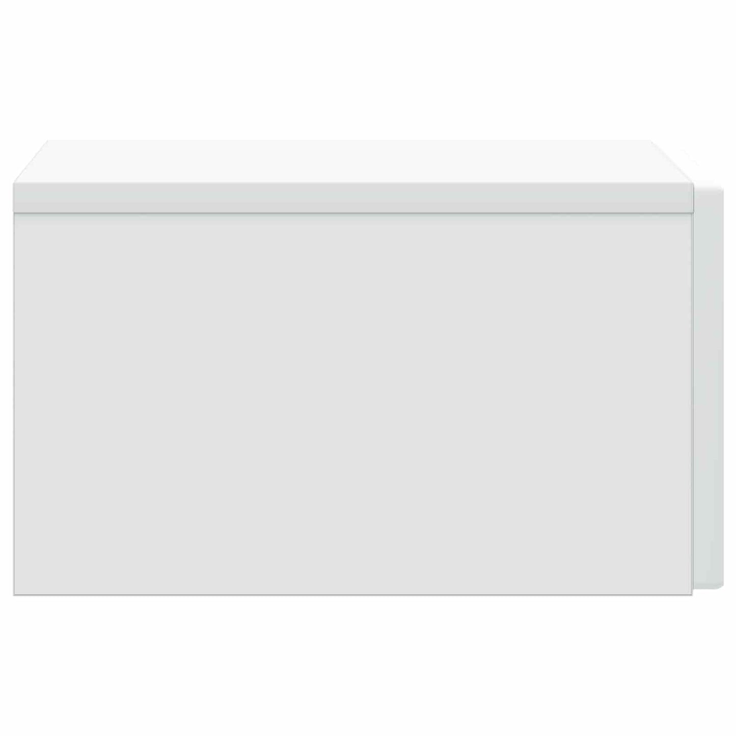 Wall-Mounted Bedside Cabinet 2 pcs White 33 x 34.5 x 20 cm