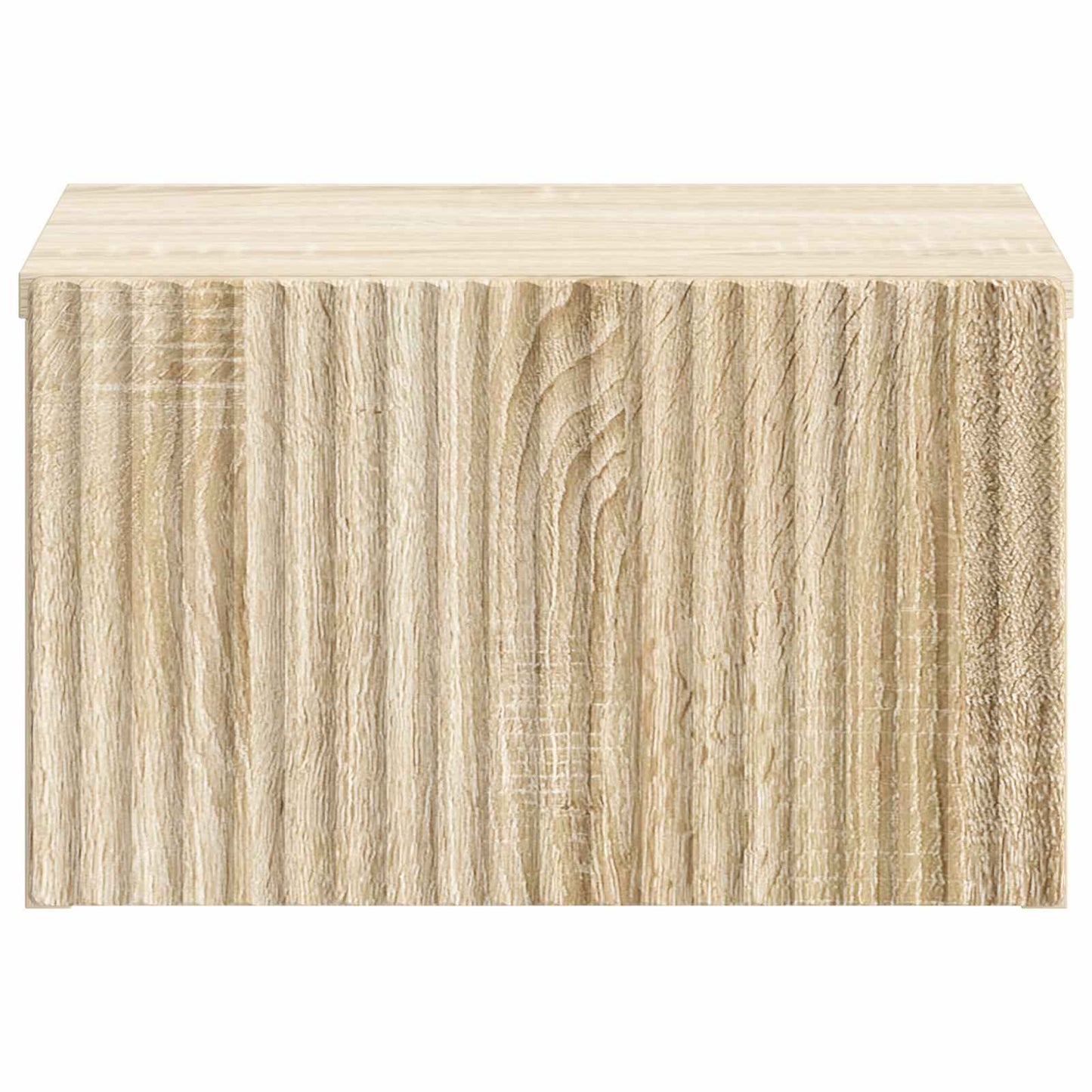 Wall-Mounted Bedside Cabinet Sonoma Oak 33 x 34.5 x 20 cm