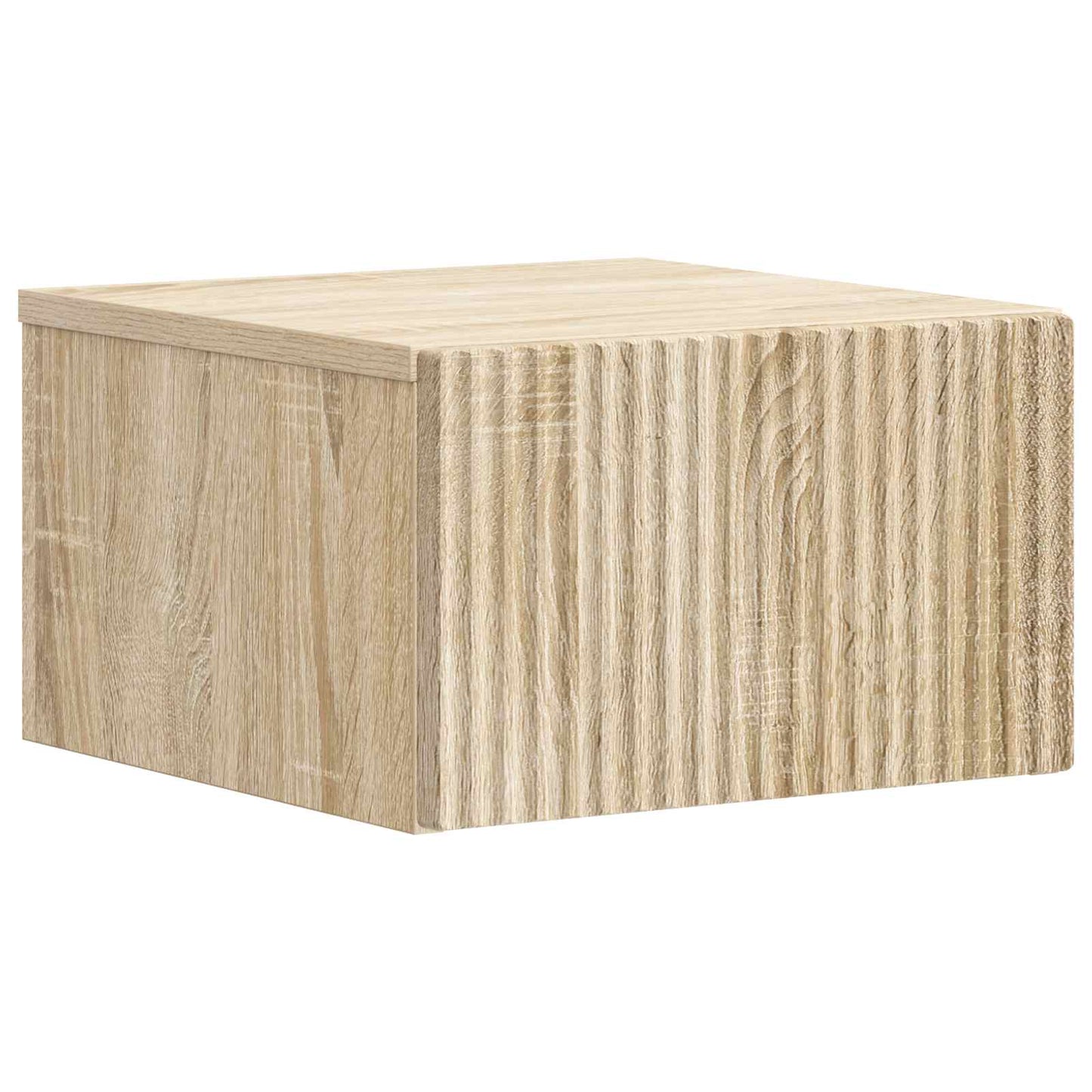 Wall-Mounted Bedside Cabinet 2 pcs Sonoma Oak 33 x 34.5 x 20 cm
