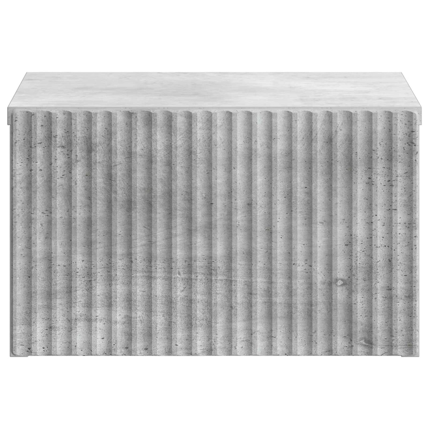 Wall-Mounted Bedside Cabinet Concrete Grey 33 x 34.5 x 20 cm