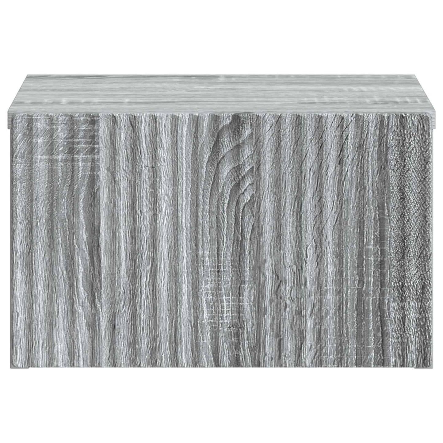 Wall-Mounted Bedside Cabinet Grey Sonoma 33 x 34.5 x 20 cm