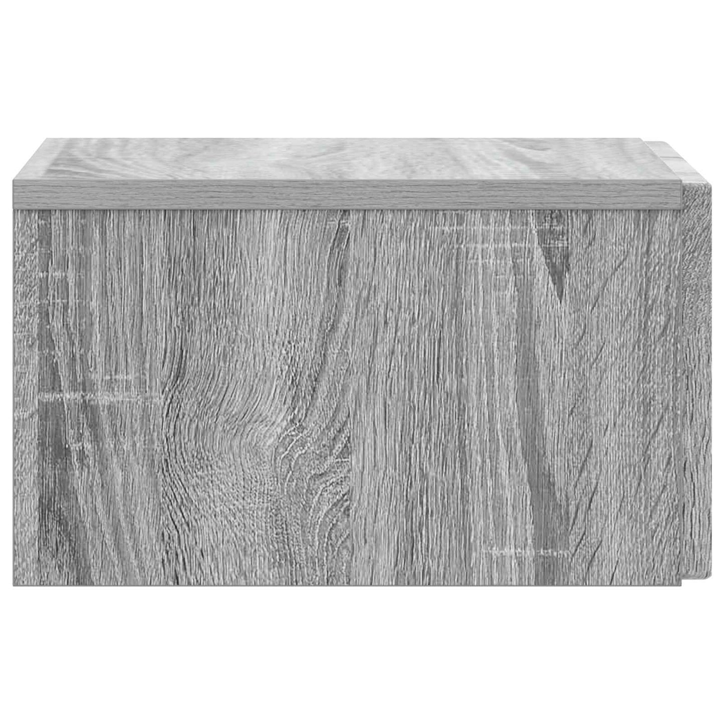 Wall-Mounted Bedside Cabinet Grey Sonoma 33 x 34.5 x 20 cm