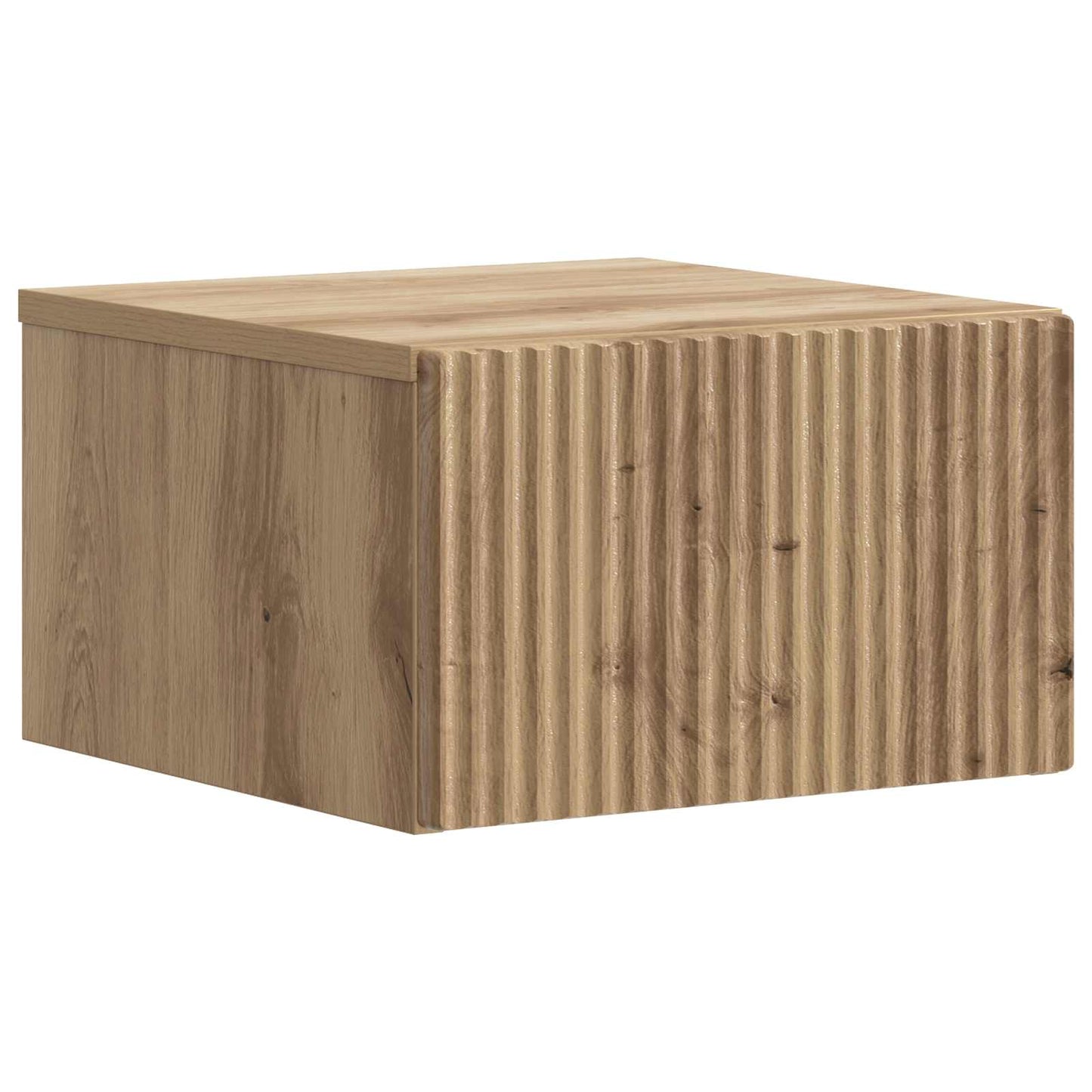 Wall-Mounted Bedside Cabinet Artisan Oak 33 x 34.5 x 20 cm