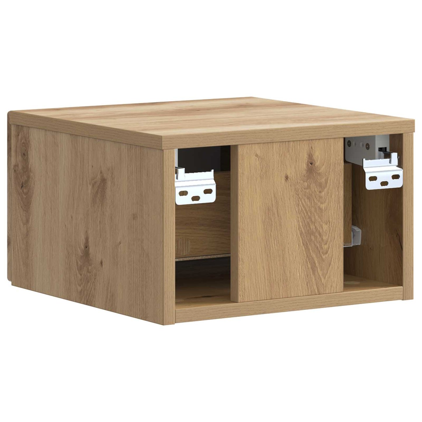 Wall-Mounted Bedside Cabinet Artisan Oak 33 x 34.5 x 20 cm